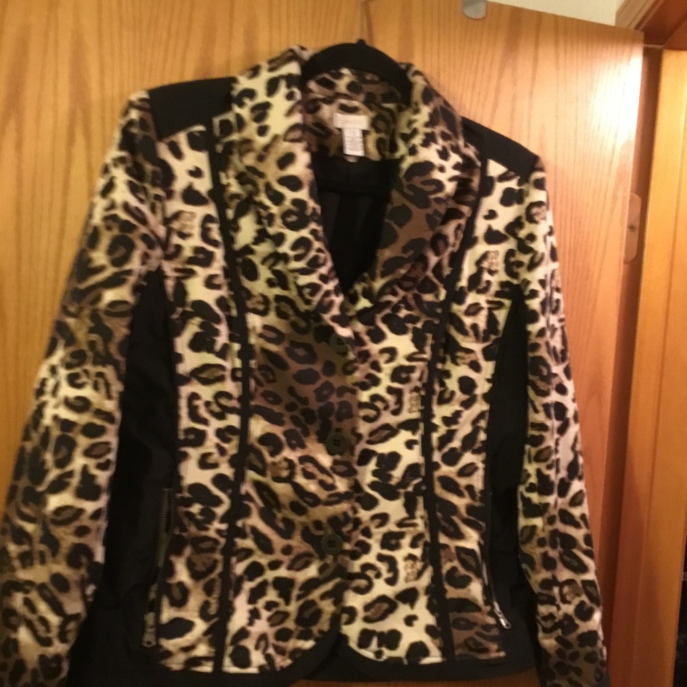 Chico’s Leopard Jacket